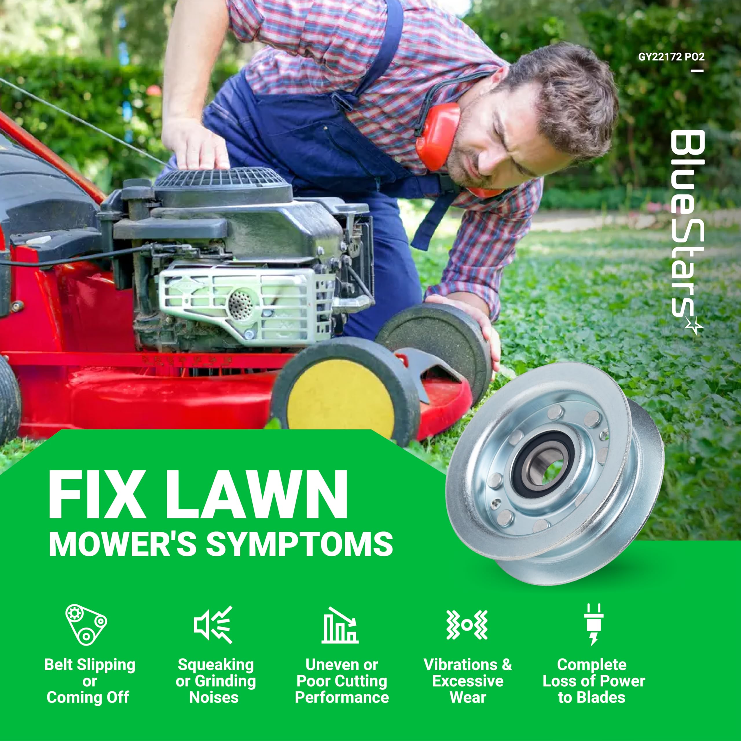 BlueStars extensive application span helps owners match common L-series and X-series tractors.