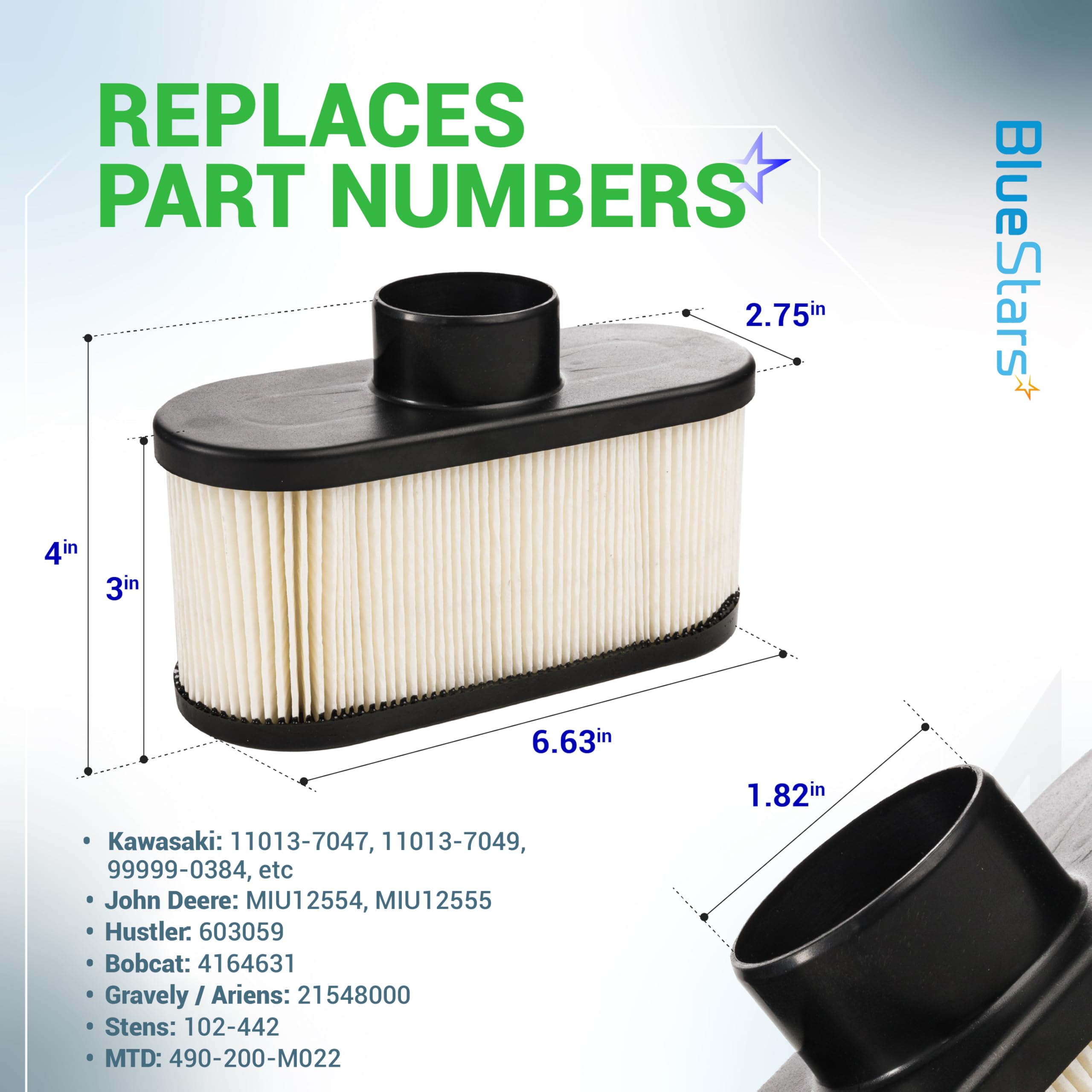 BlueStars FR691V tune up kit oil filter protects engine internals