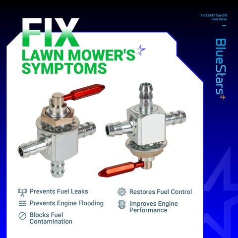 BlueStars fuel tank bushing and grommet help vibration resistance.