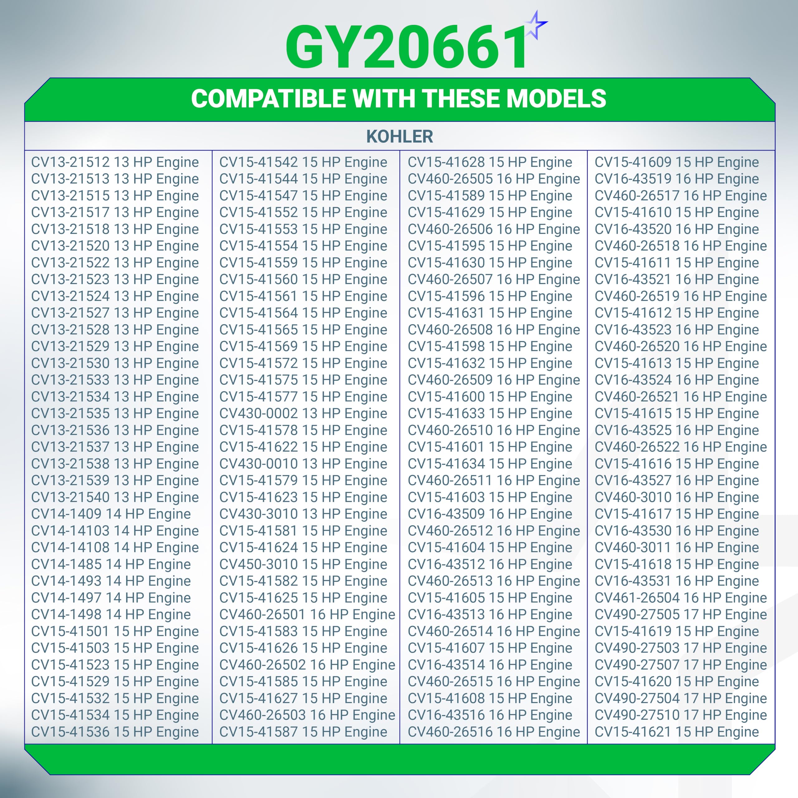 BlueStars GY20661 fuel filter helps prevent contaminants from reaching