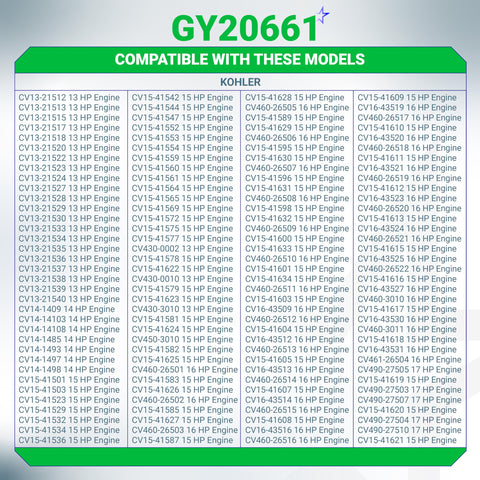 BlueStars GY20661 fuel filter helps prevent contaminants from reaching