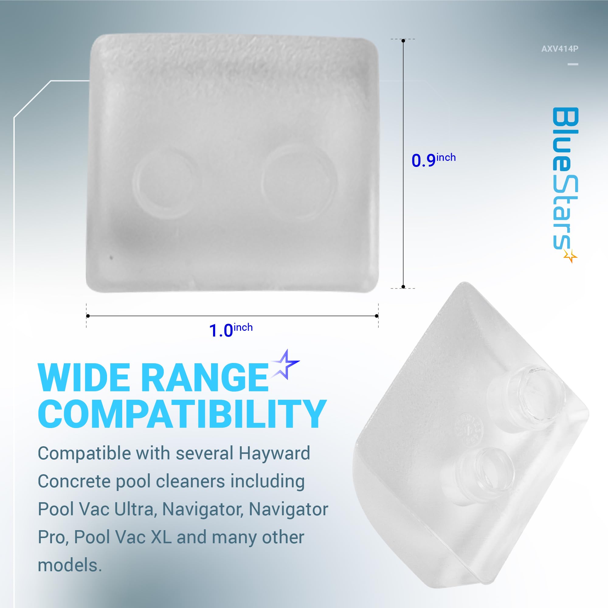BlueStars pod shoe works with Hayward Navigator for reliable performance.