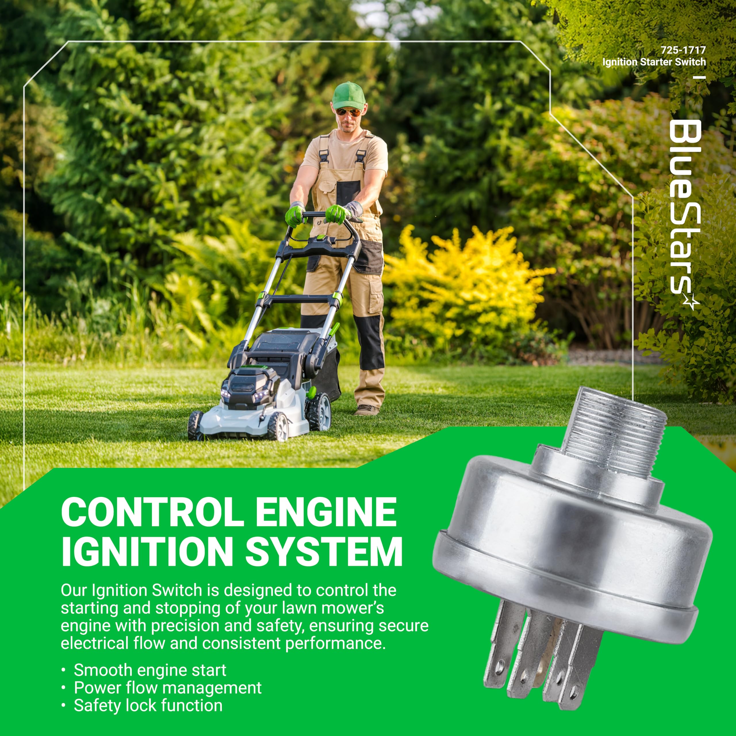 BlueStars ignition switch terminal connectors highlight broad compatibility