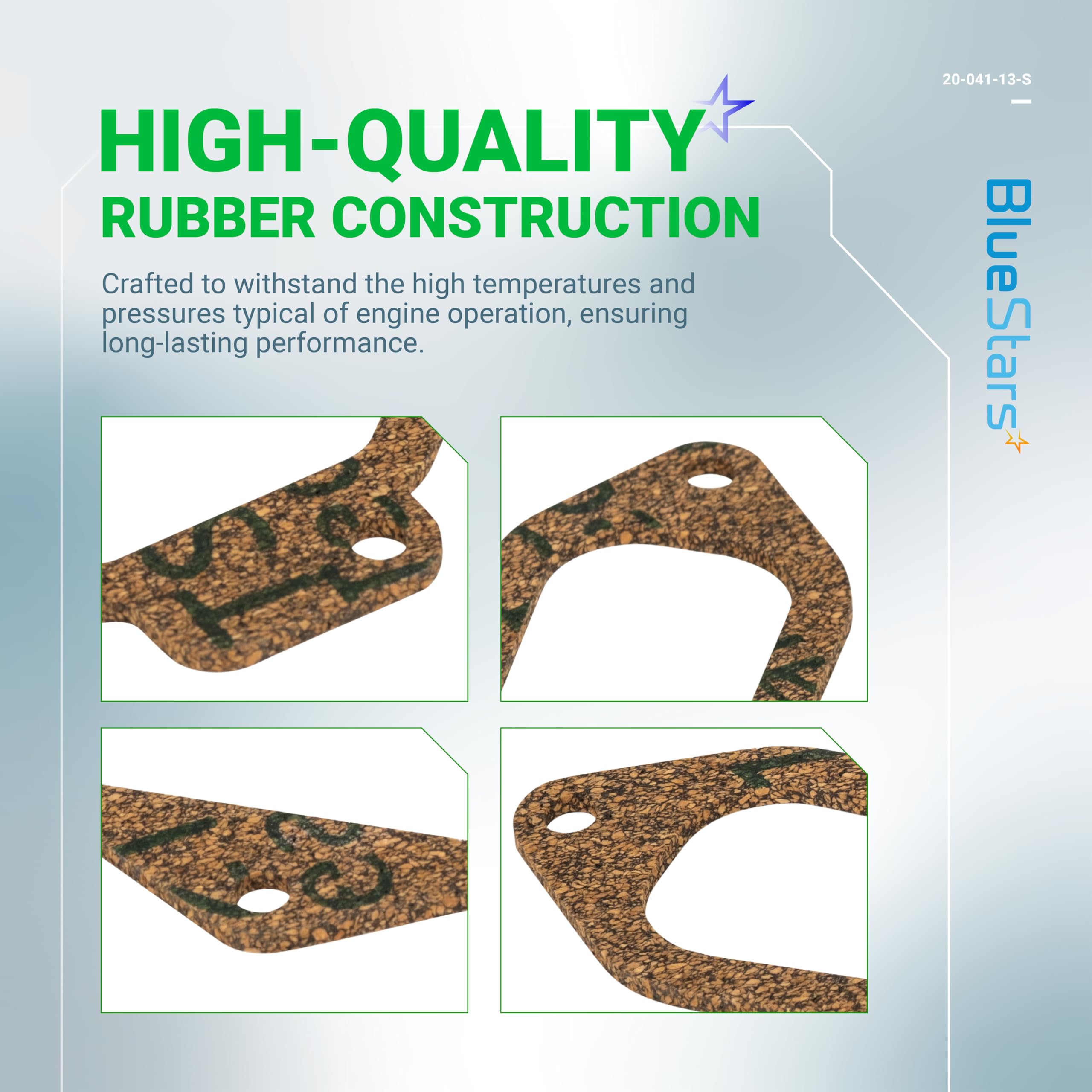 Kohler Courage SV541-SV590 engines sealed with BlueStars gasket for reliable performance.