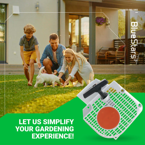 BlueStars lifetime protection backed part for peace of mind.