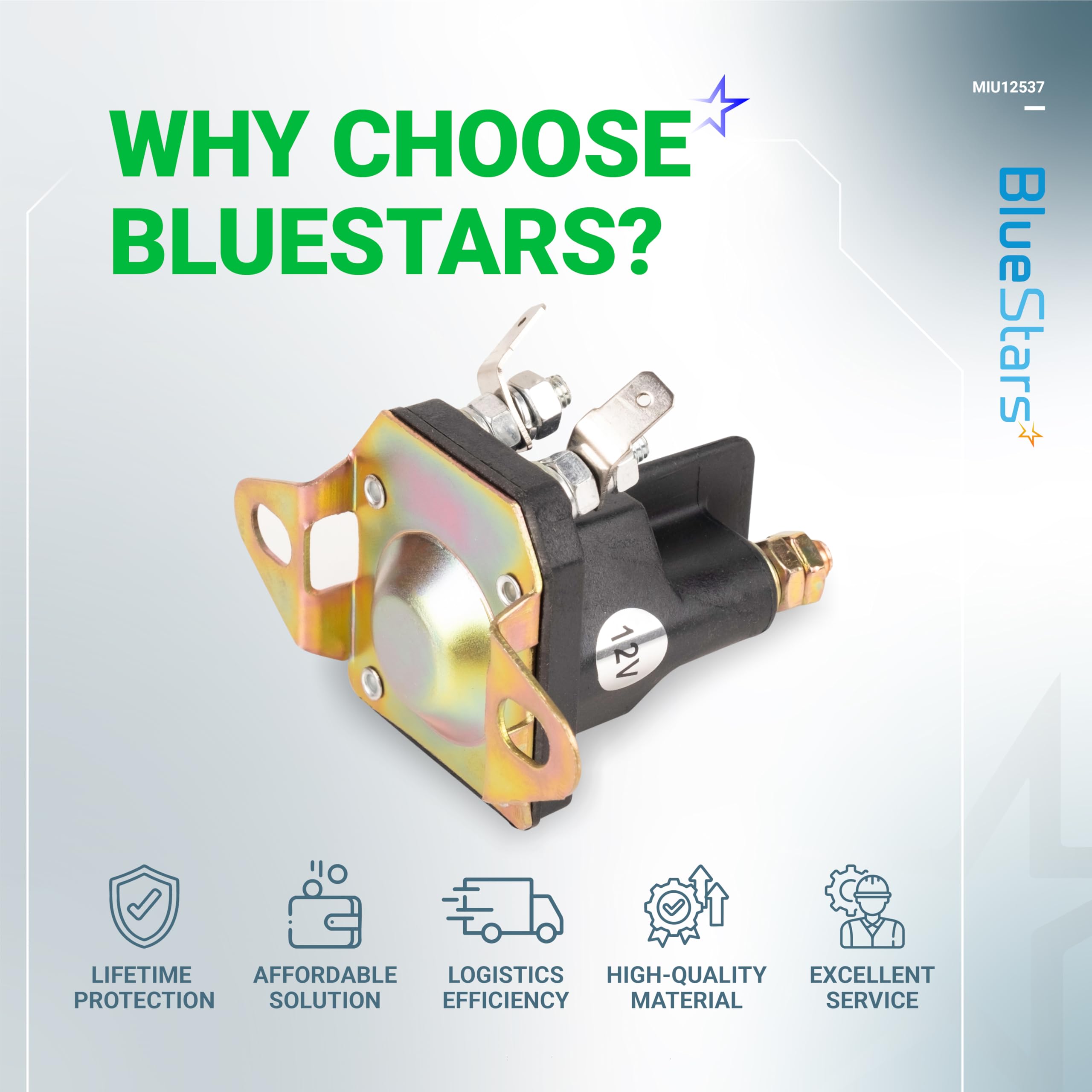 BlueStars MIU12537 in-use context demonstrates quick engine engagement