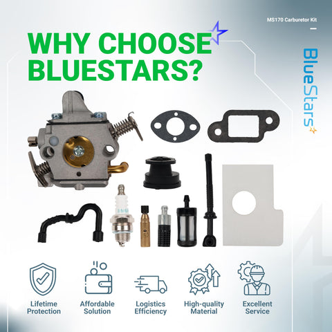BlueStars MS170 oil pump compact part for efficient oil delivery