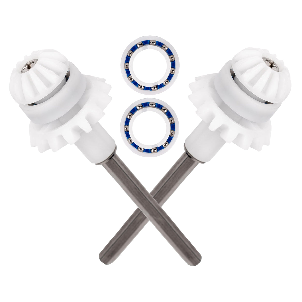 BlueStars MX8 MX6 engine and bearing two-pack for quick pool cleaner repairs.