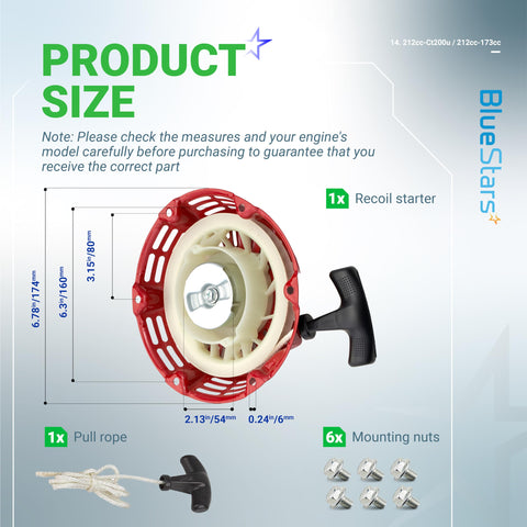 BlueStars nylon pull rope close-up for smooth retraction
