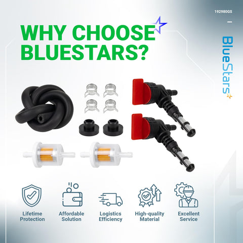 BlueStars package contents shown for quick, complete setup.