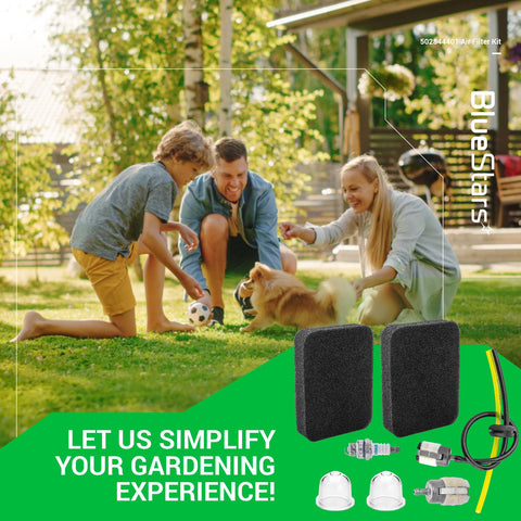 BlueStars complete kit provides essential tune-up parts for season-ready leaf blowers.