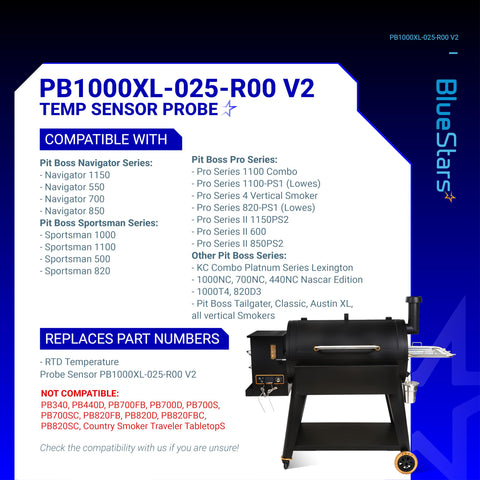 BlueStars PB1000XL black plug and cable withstand outdoor cooking
