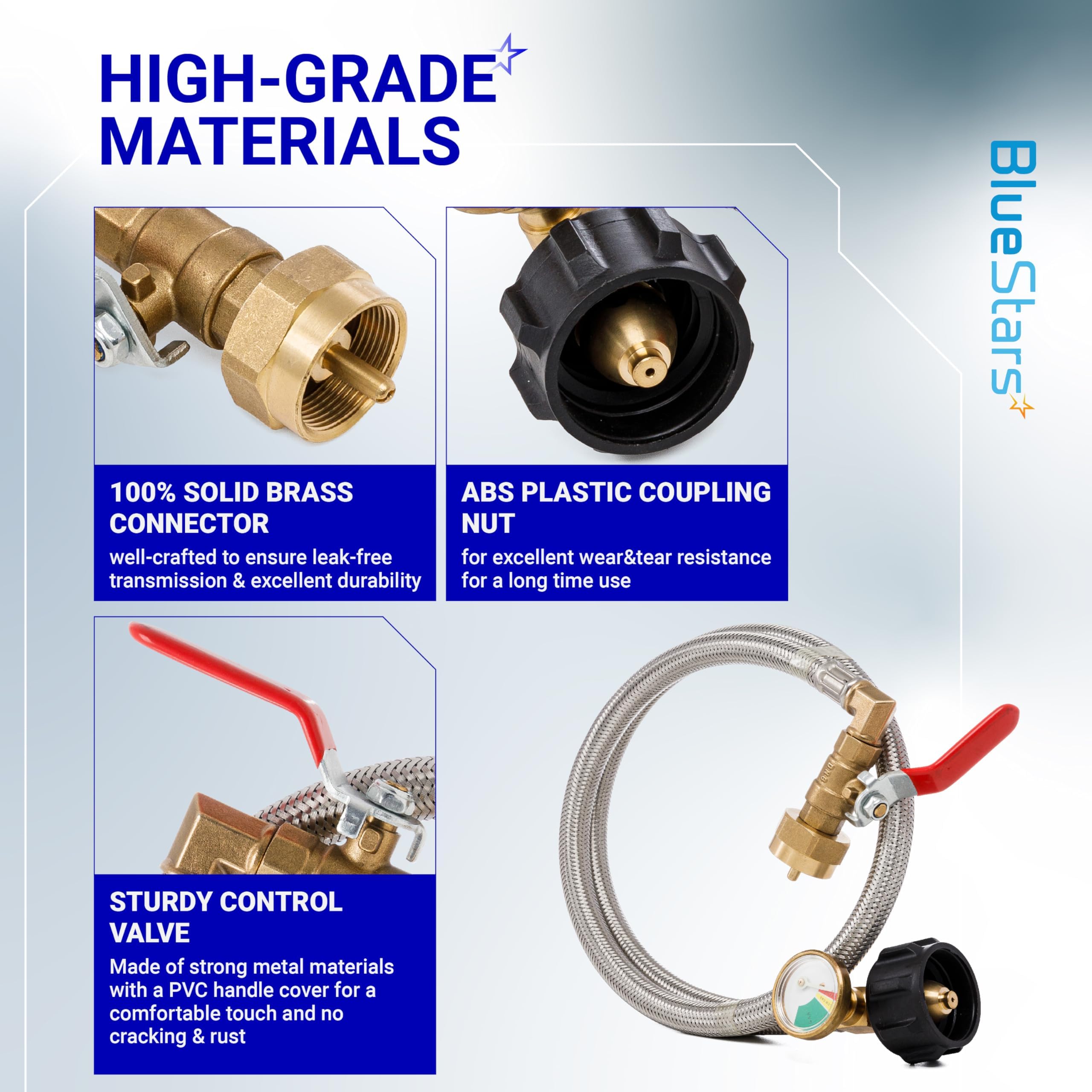 BlueStars leak-detection kit helps verify safe fills