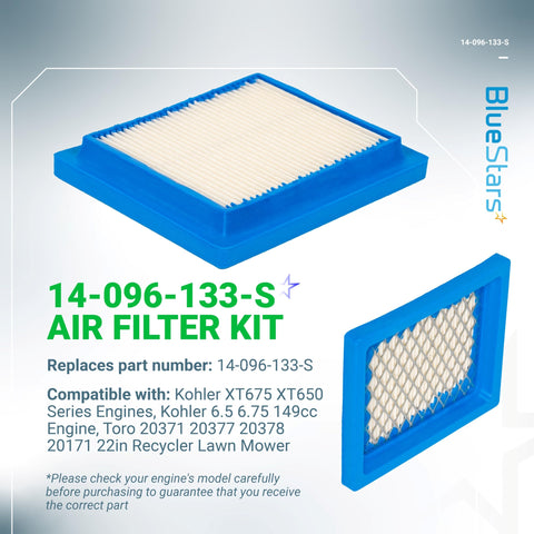 BlueStars cover protecting the air cleaner from debris and weather