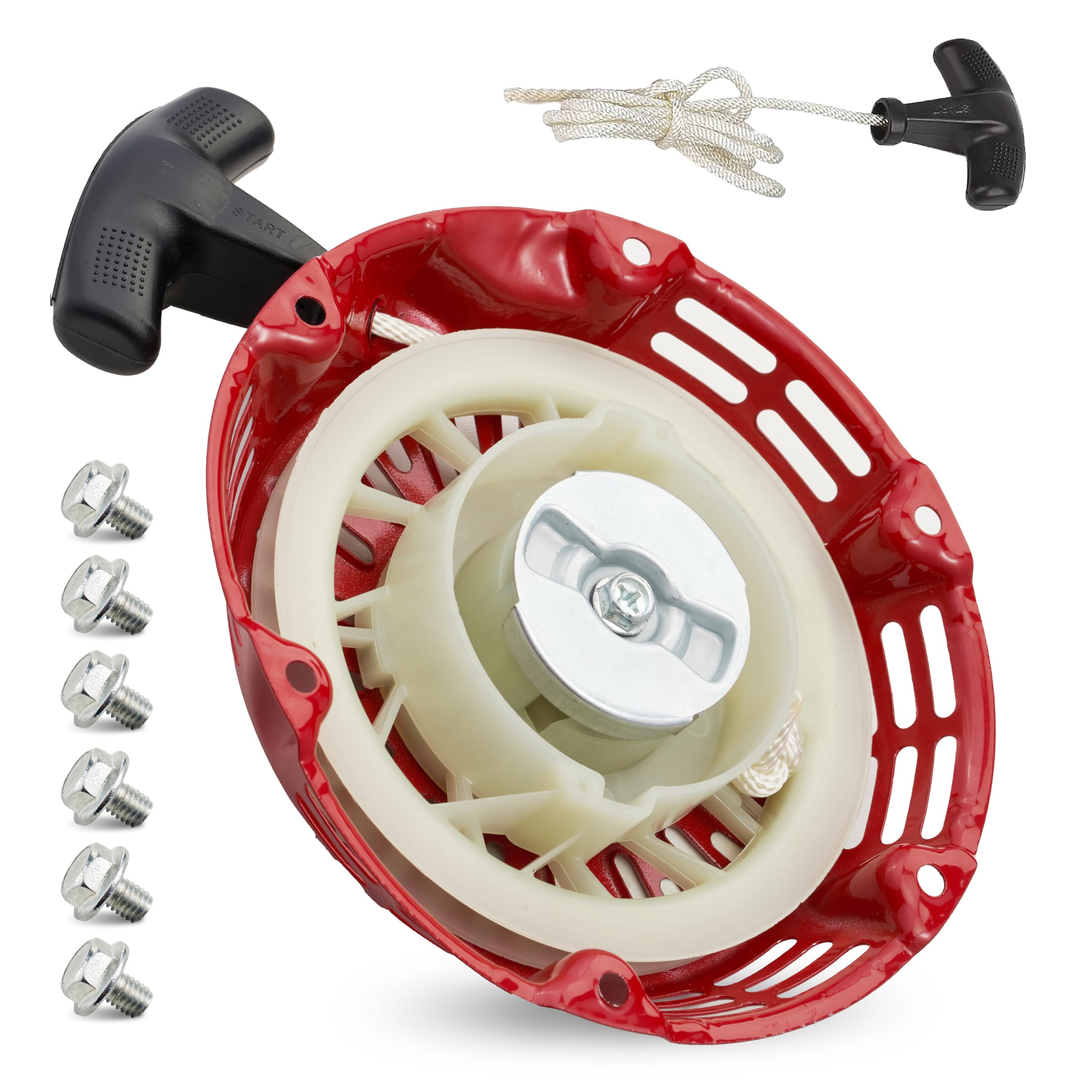 BlueStars pull-start recoil starter assembly for Predator engines with quick-start capability