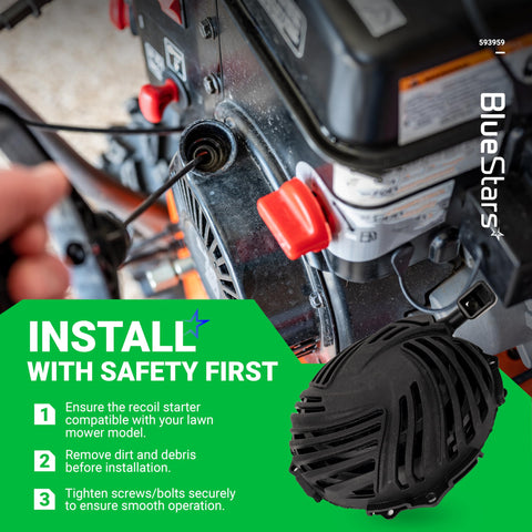 BlueStars fast-start action demonstrates quick engine ignition potential