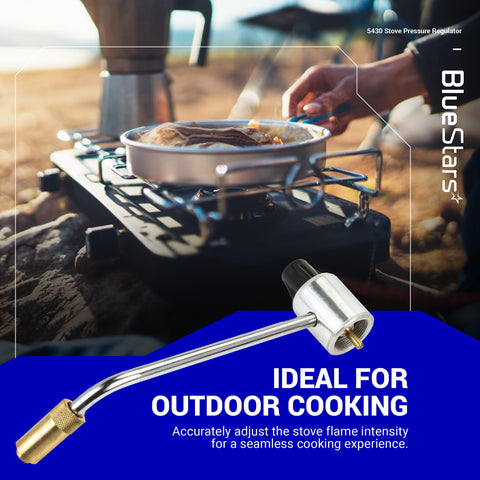 BlueStars rugged design suited for camping, tailgating, and outdoor cooking