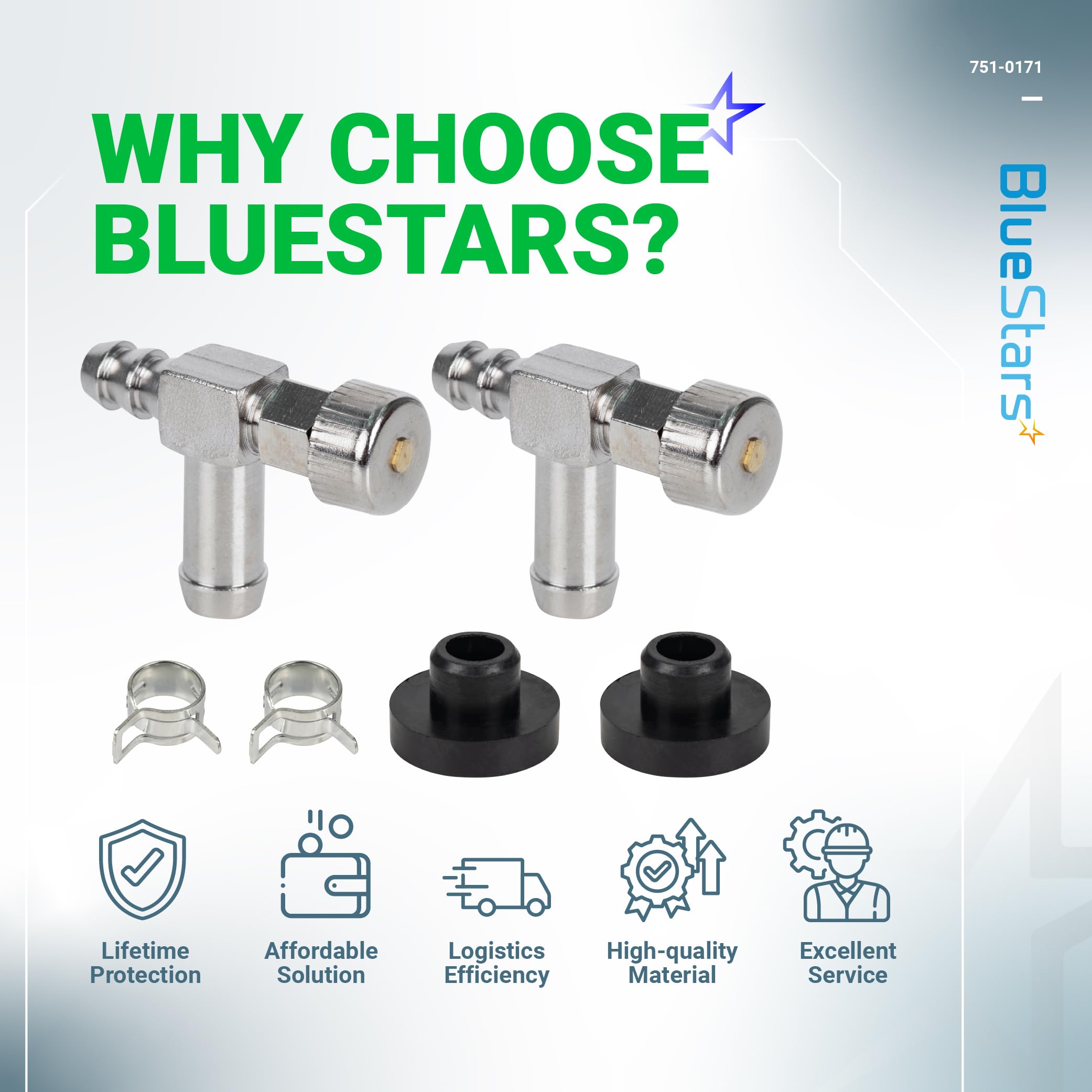 BlueStars safe fuel flow concept shows valve engaged for controlled use.