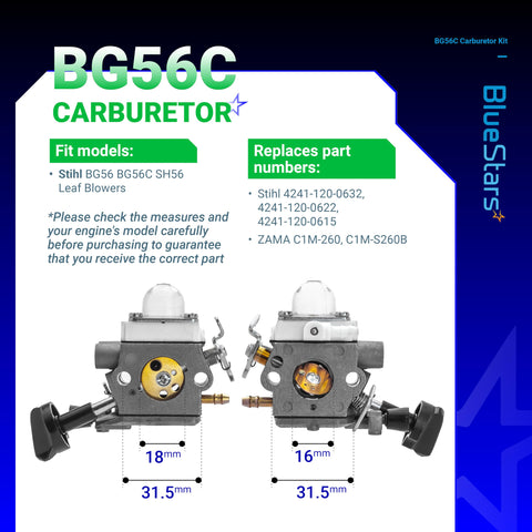 BlueStars spark plug supports reliable ignition for consistent power.