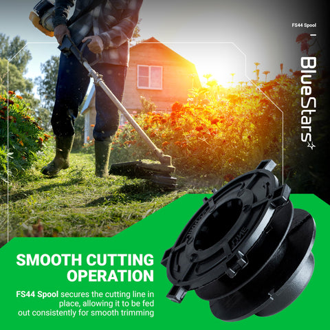 BlueStars spool cap cover for Stihl FS series protects the spool during cutting.