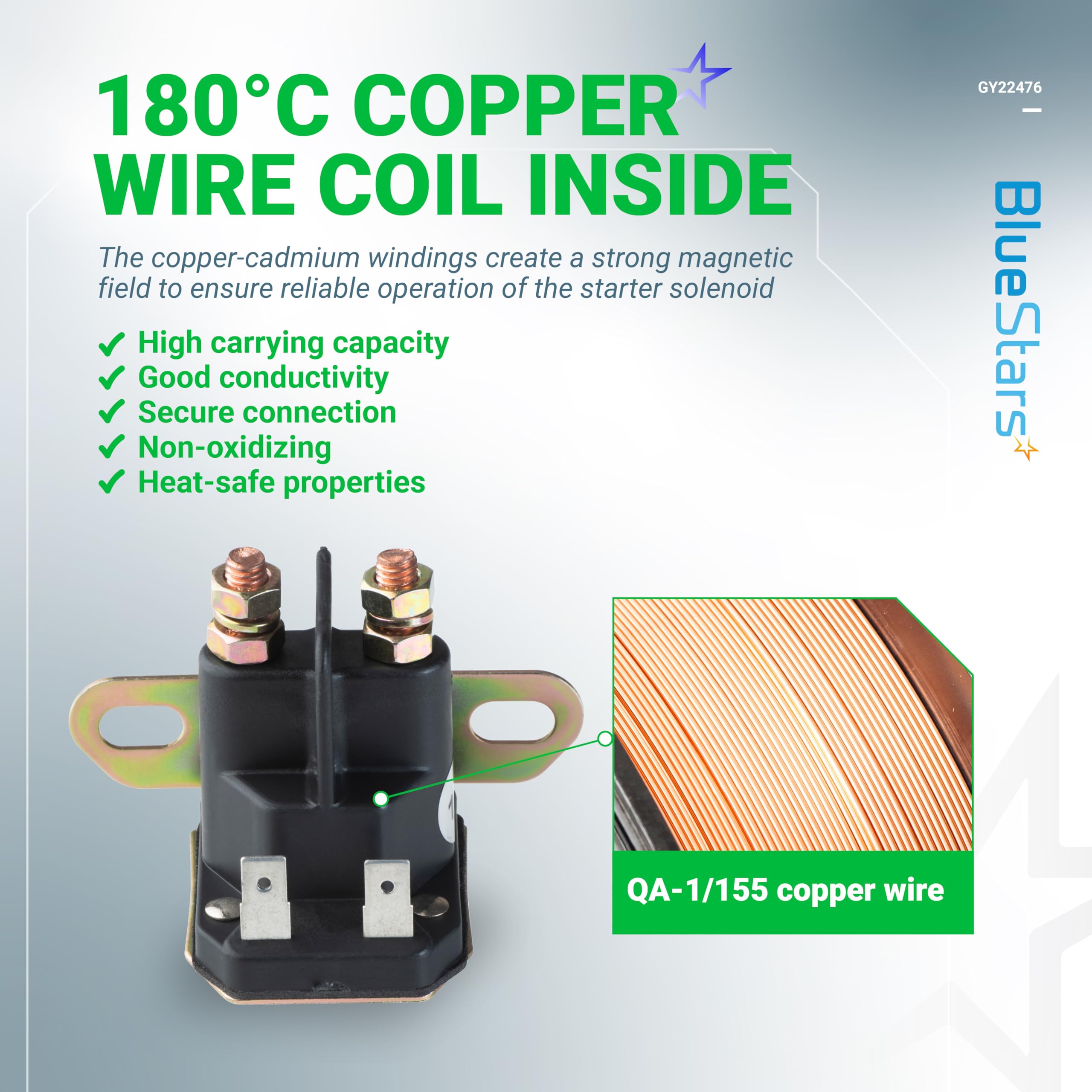 BlueStars starter solenoid design emphasizes longevity and reliability