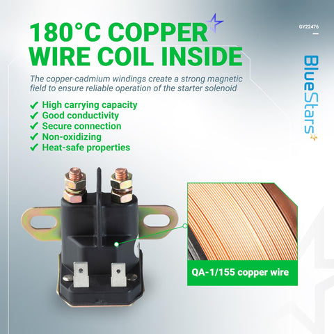 BlueStars starter solenoid design emphasizes longevity and reliability