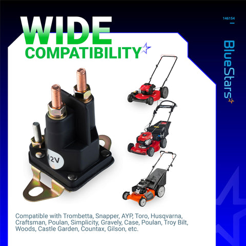 BlueStars solenoid contacts and coil area emphasize robust performance