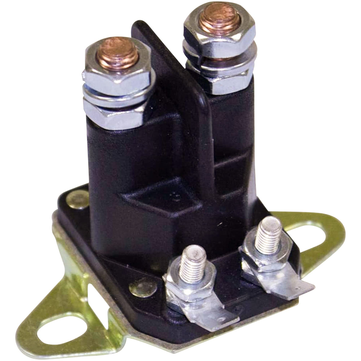 BlueStars 435-099 starter solenoid front view showing precise fit for compatibility