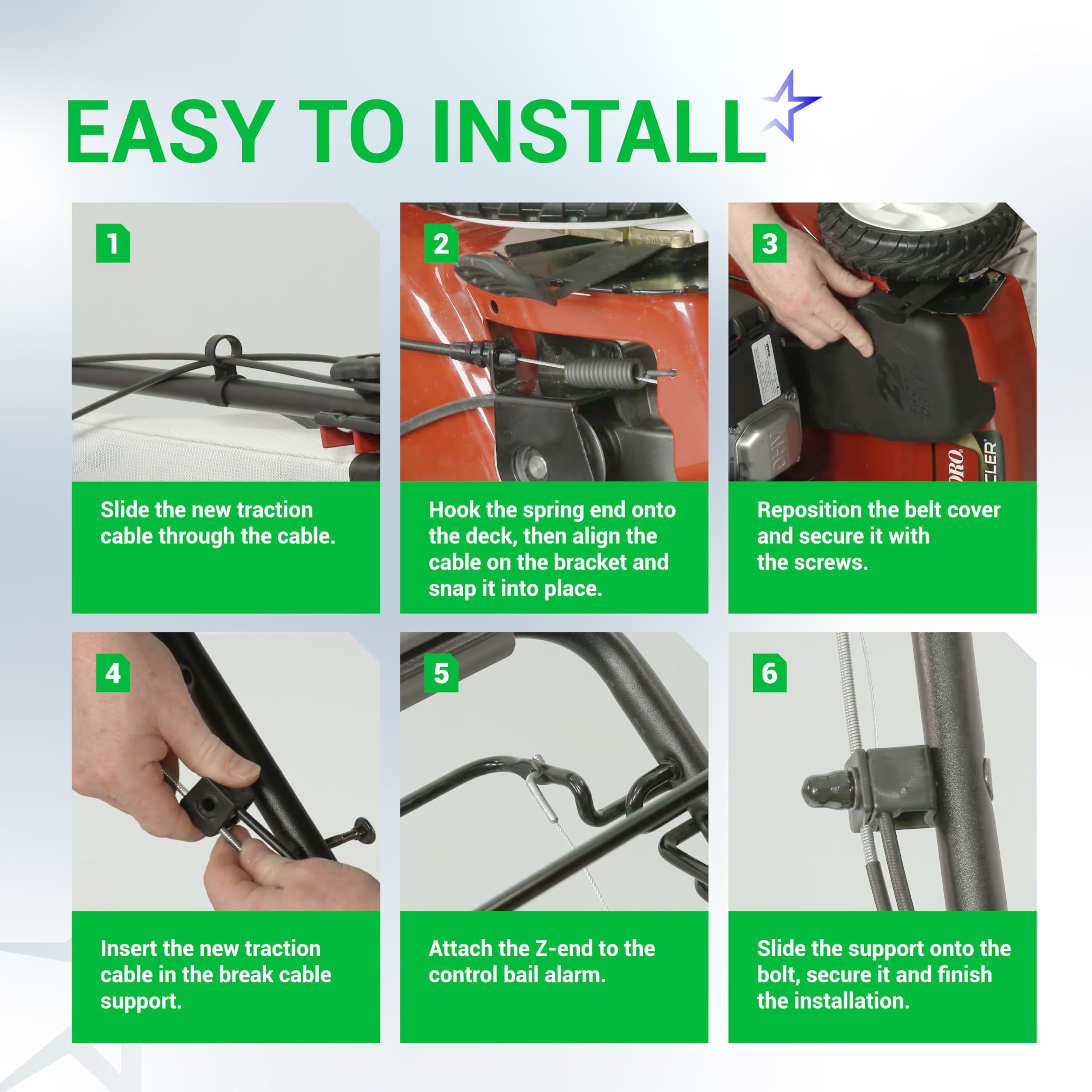 BlueStars easy-to-install design supports quick replacement