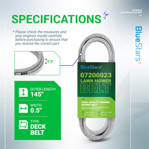 BlueStars two-layer wrap provides heat resistance and wear protection.