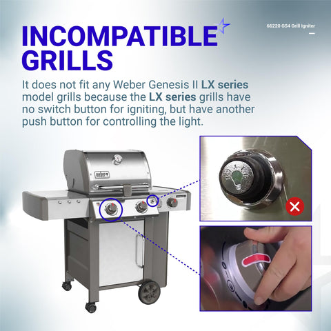 BlueStars 45010001 compatibility helps replacement for common Weber models