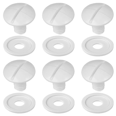 BlueStars wheel screw C55 in white secures Polaris wheels for smooth cleaning.