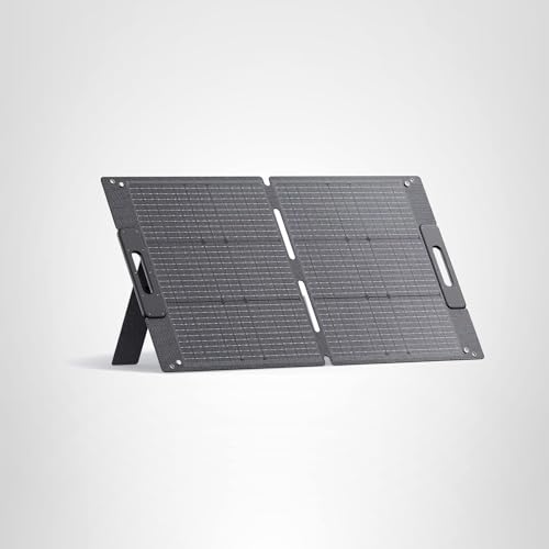 BLUETTI 100W solar panel compatible with EB3A and Elite 200 devices.