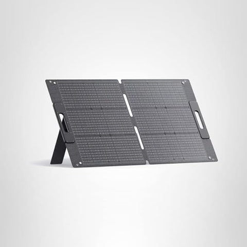 BLUETTI 100W solar panel compatible with EB3A and Elite 200 devices.