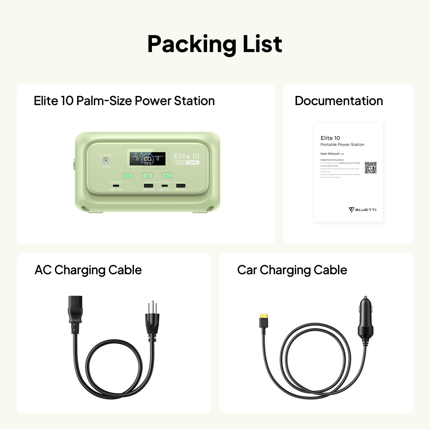 BLUETTI Elite 10 Mini smart app control and real-time monitoring.