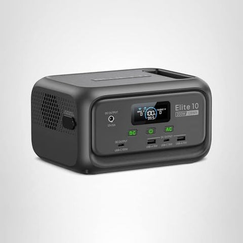 BLUETTI Elite 10 Mini travel-ready for camping and on-the-go.