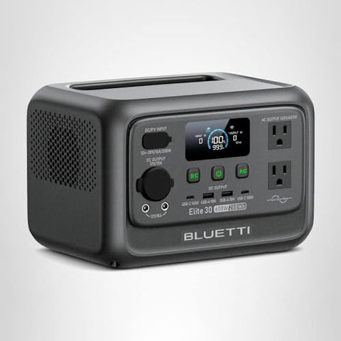 BLUETTI Elite 30 V2 emergency backup use during winter storms.