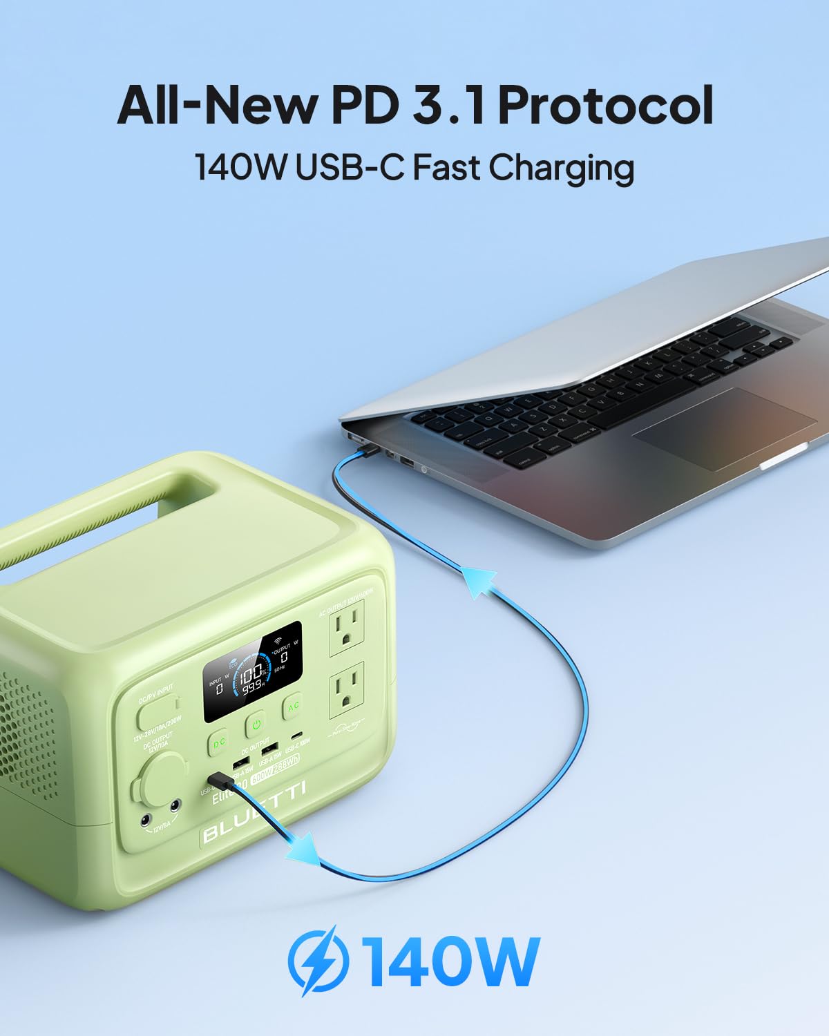 BLUETTI Elite 30V2 UltraCell efficiency extends runtimes.
