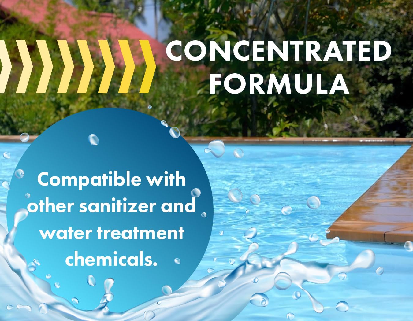 Bluewater Chemgroup hot tub defoamer being applied near the foam line