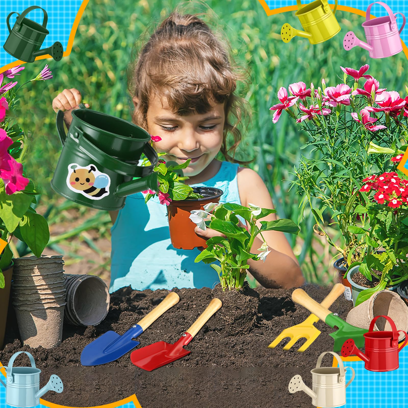 Blueweenly tools use rustproof, durable materials for lasting outdoor play.