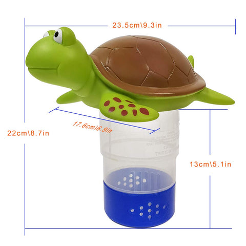 Blufree chlorine floater ABS plastic construction for durability