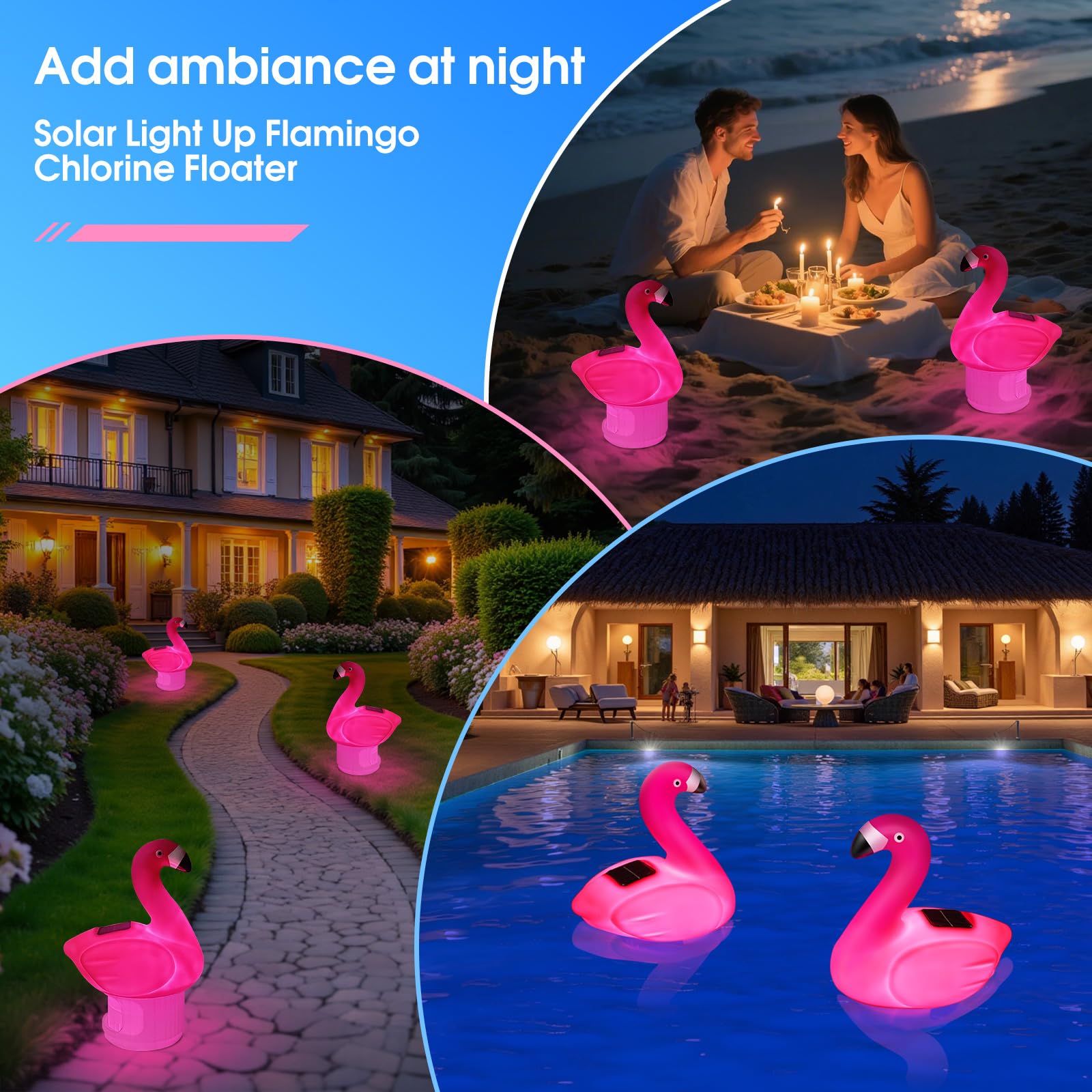Blufree Flamingo Floater adds whimsical decor to pool area
