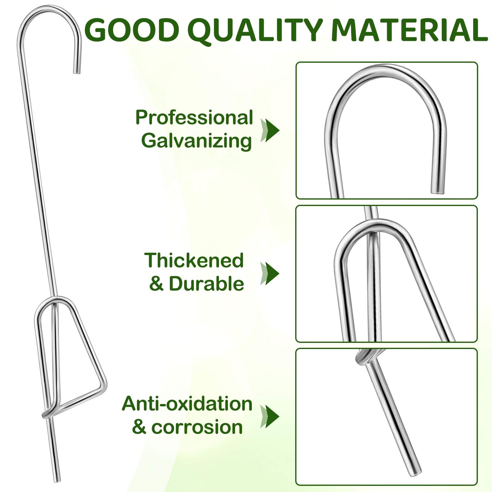 Blulu metal wall pot hook offers sturdy steel construction for long-lasting use.