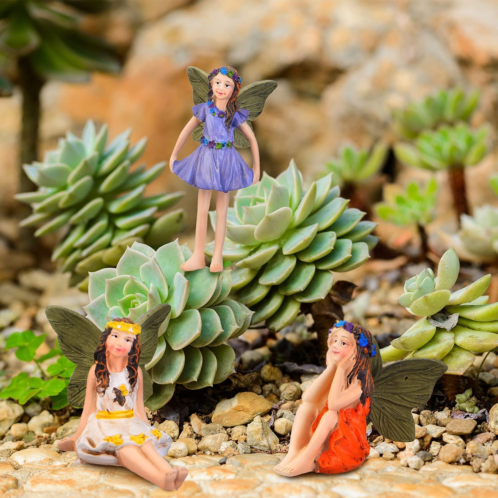 Blulu micro-landscape fairy collection sparks garden imagination.