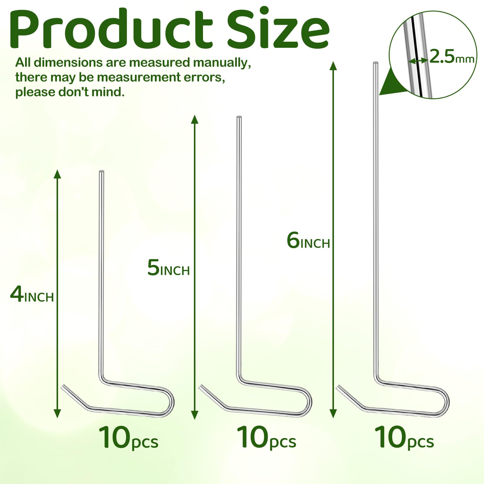 Blulu rhizome clip 5-inch stabilizing orchid while potting
