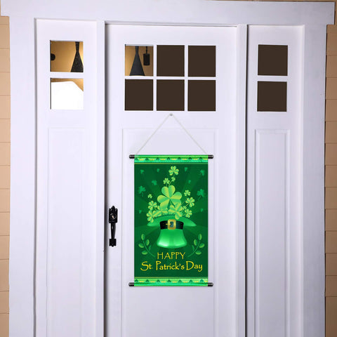 Blulu St. Patrick's Day house flag adds festive curb appeal to homes