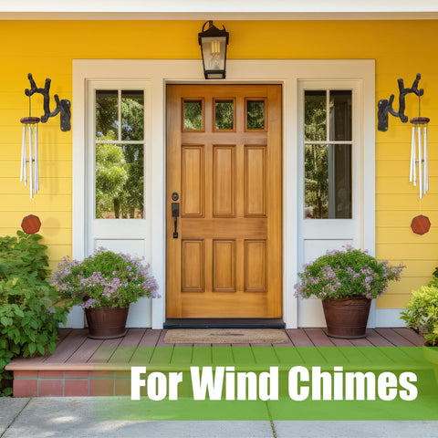 Blulu wind chime and lantern hanger, easy to install on walls.