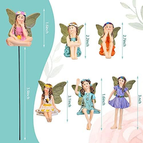 Blulu wooden stake keeps fairies upright in soil.