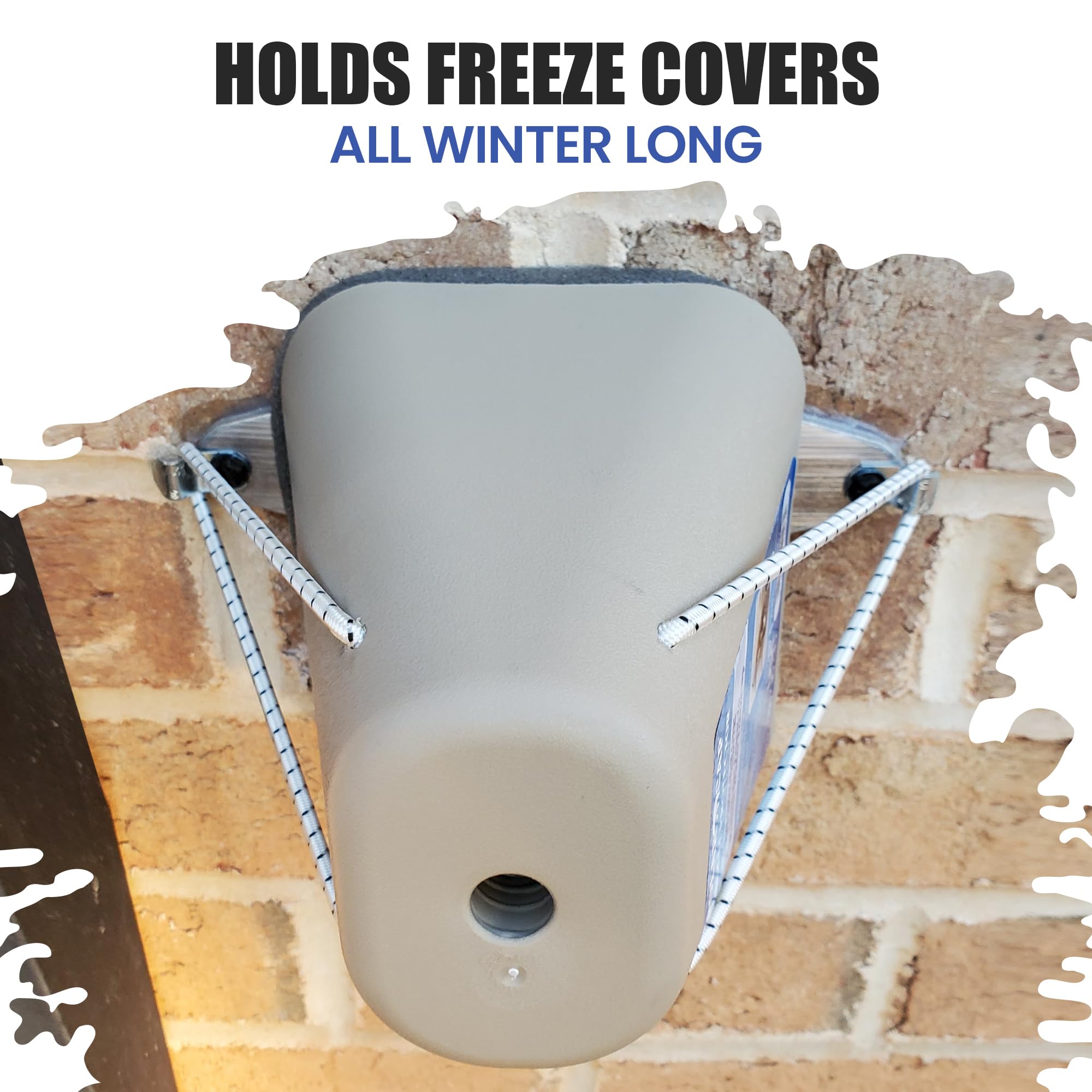 BluMare Hose Bib Buddy winter-ready design keeps faucet accessible