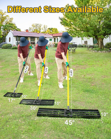 BlumeTrec rake head angle adjusts from 0 to 90 degrees for tight spaces.